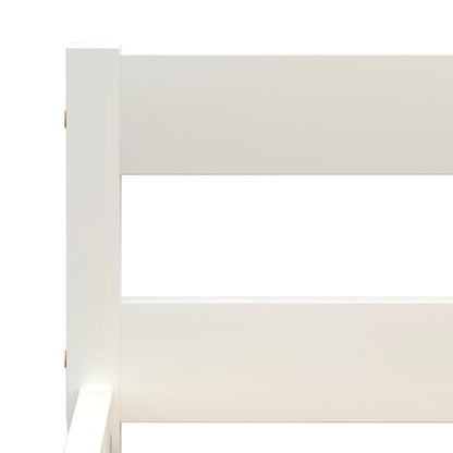 Bedframe Massief Grenenhout 90 x 200 cm Wit