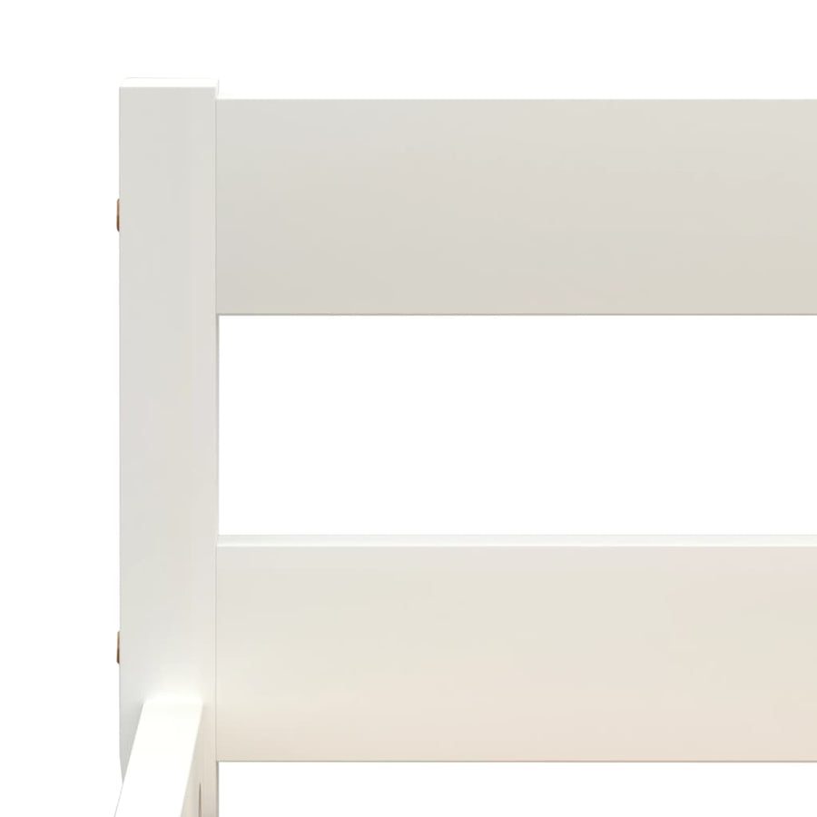 Bedframe Massief Grenenhout 90 x 200 cm Wit