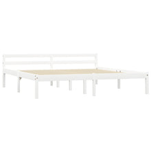 Bedframe Massief Grenenhout 160 x 200 cm Wit