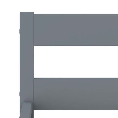 Bedframe Massief Grenenhout 100 x 200 cm Grijs