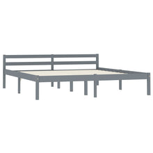 Bedframe Massief Grenenhout 160 x 200 cm Grijs