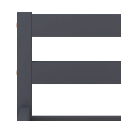 Bedframe Massief Grenenhout 160 x 200 cm Grijs
