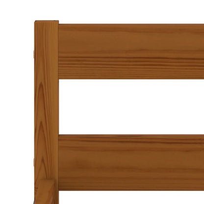 Bedframe Massief Grenenhout 100 x 200 cm Honingbruin