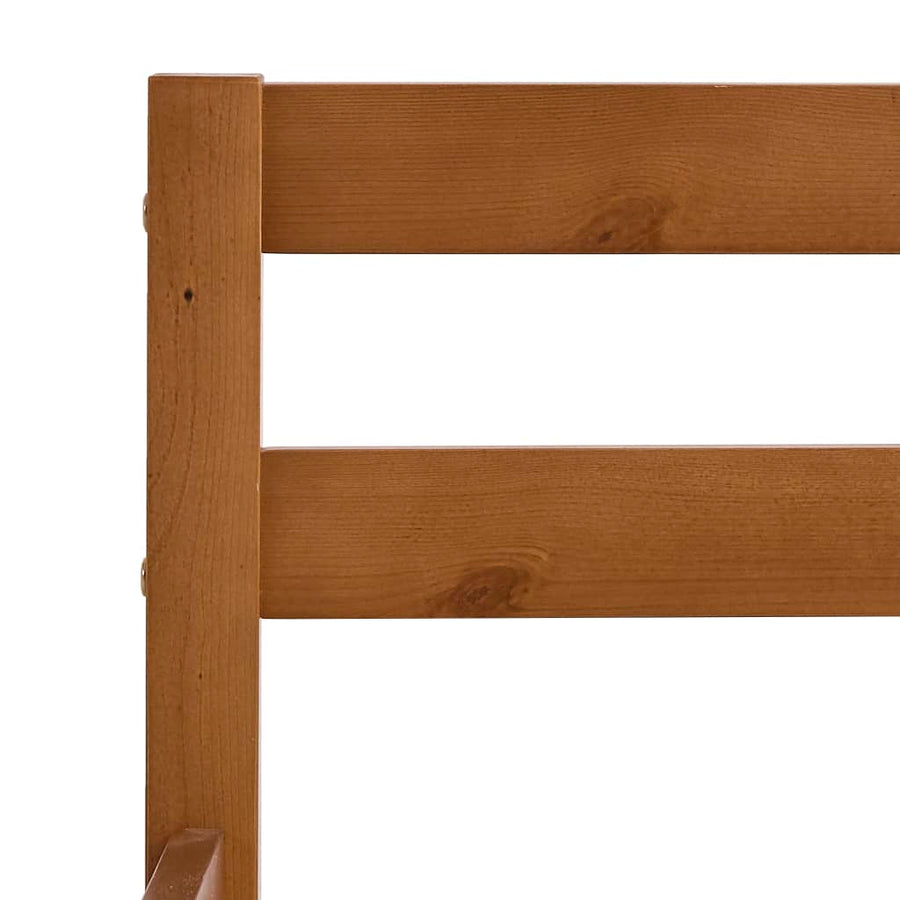 Bedframe Massief Grenenhout 160 x 200 cm Honingbruin