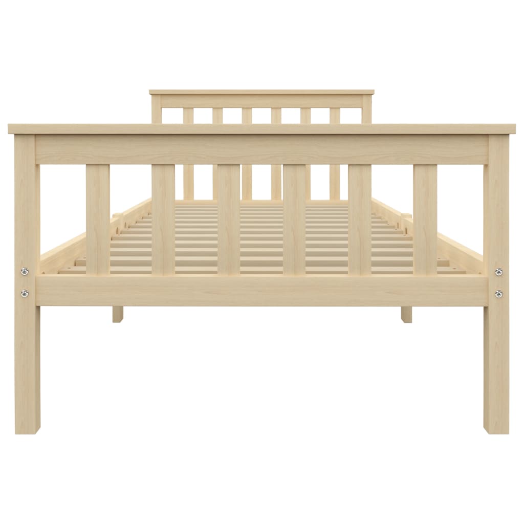 Bedframe Massief Grenenhout Natuurlijk 100 x 200 cm Lichthout