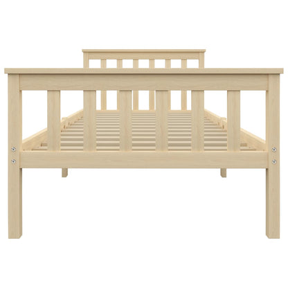 Bedframe Massief Grenenhout Natuurlijk 100 x 200 cm Lichthout