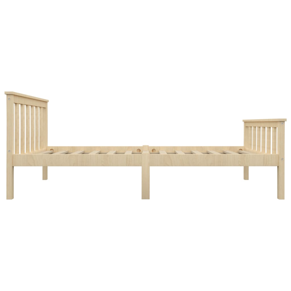 Bedframe Massief Grenenhout Natuurlijk 100 x 200 cm Lichthout