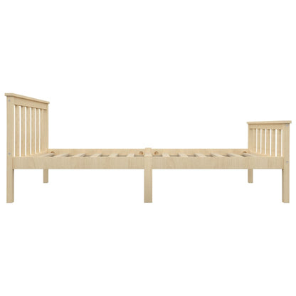 Bedframe Massief Grenenhout Natuurlijk 100 x 200 cm Lichthout