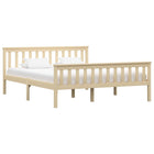 Bedframe Massief Grenenhout Naturel 160 x 200 cm Lichthout