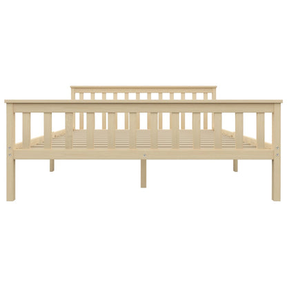 Bedframe Massief Grenenhout Naturel 160 x 200 cm Lichthout