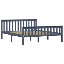Bedframe Massief Grenenhout 160 x 200 cm Grijs