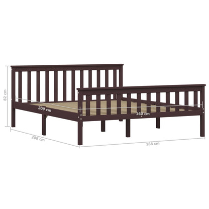 Bedframe Massief Grenenhout 160 x 200 cm