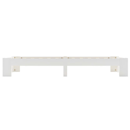 Bedframe Massief Grenenhout 90 x 200 cm Wit