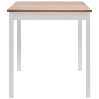 -Delige Eethoek Grenenhout 7 Wit en bruin