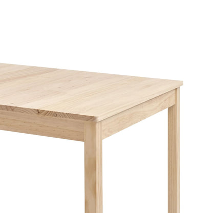 Eettafel Grenenhout 140 x 70 x 73 cm