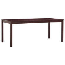 Eettafel 180x90x73 cm grenenhout donkerbruin 180 x 90 x 73 cm Donkerbruin