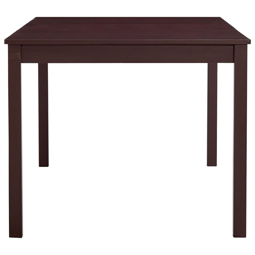 Eettafel 180x90x73 cm grenenhout donkerbruin 180 x 90 x 73 cm Donkerbruin