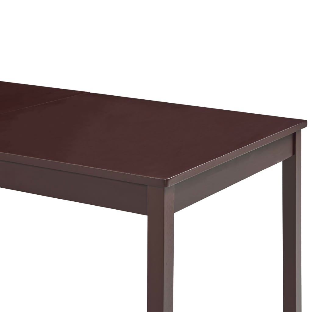 Eettafel 180x90x73 cm grenenhout donkerbruin 180 x 90 x 73 cm Donkerbruin