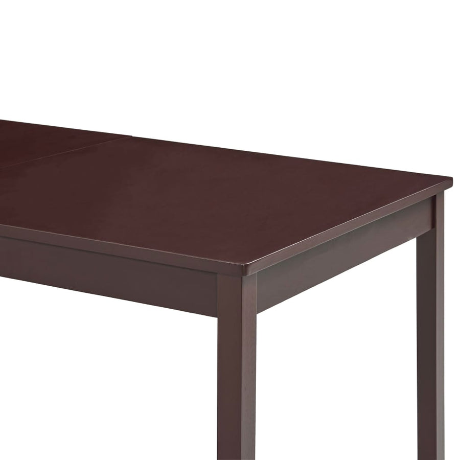 Eettafel 180x90x73 cm grenenhout donkerbruin 180 x 90 x 73 cm Donkerbruin