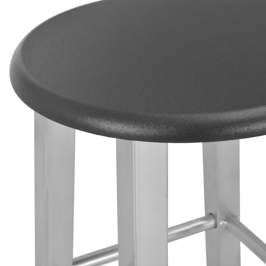 Barkrukken Mdf Kleurig Zwart en zilver