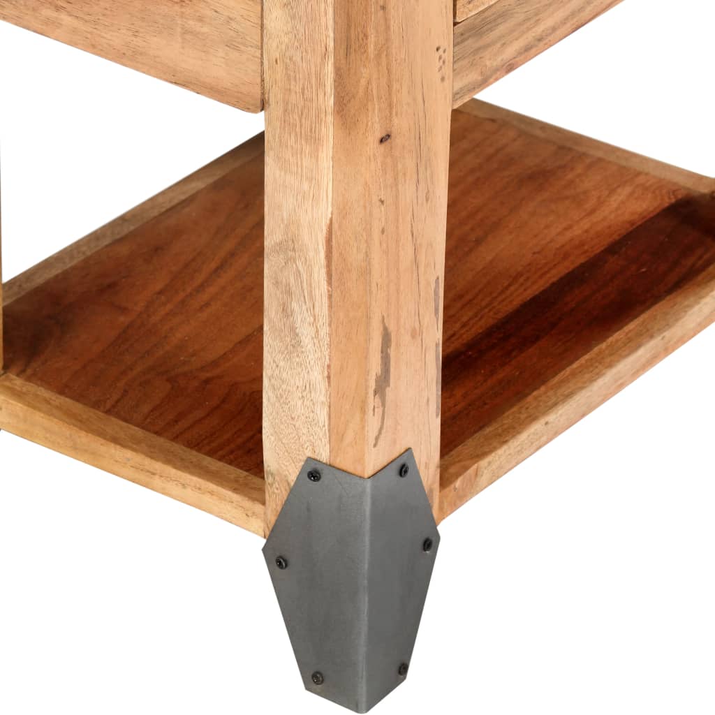 Nachtkastje 40x30x51 cm massief acaciahout