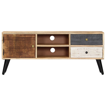 Tv-Meubel 115X30X47 Cm Massief Mangohout