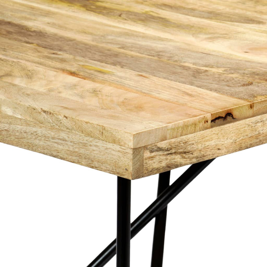 Eettafel 80X90X76 Cm massief mangohout