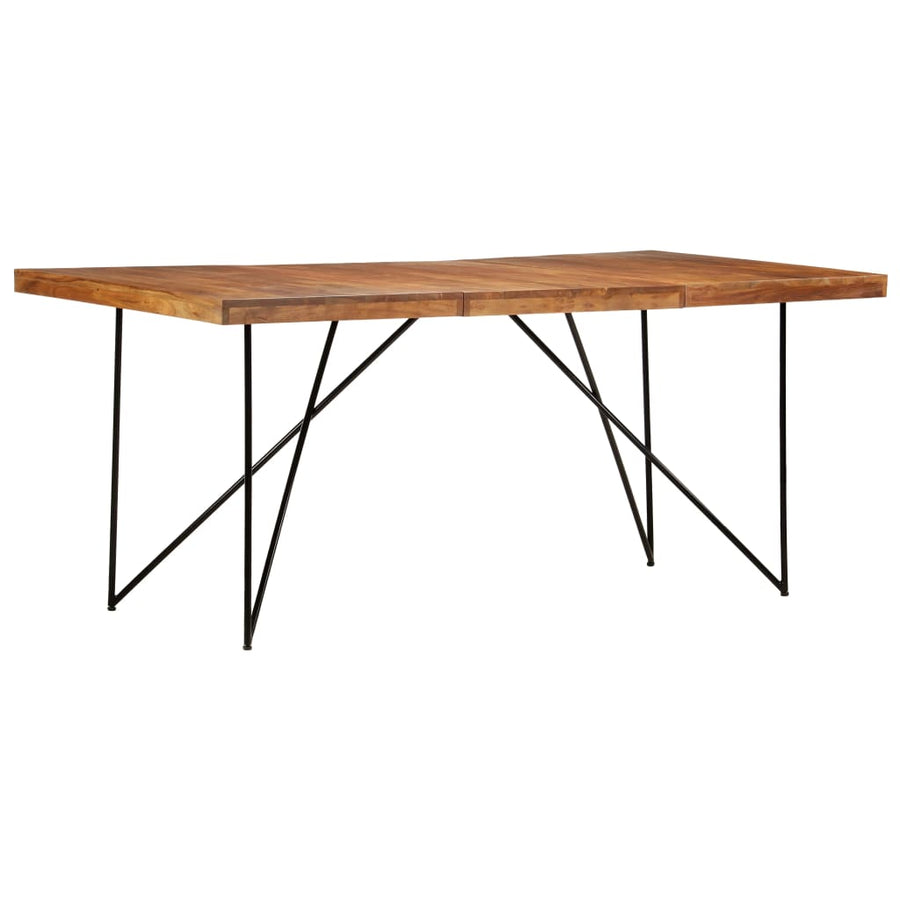 Eettafel 80X90X76 Cm Massief acaciahout