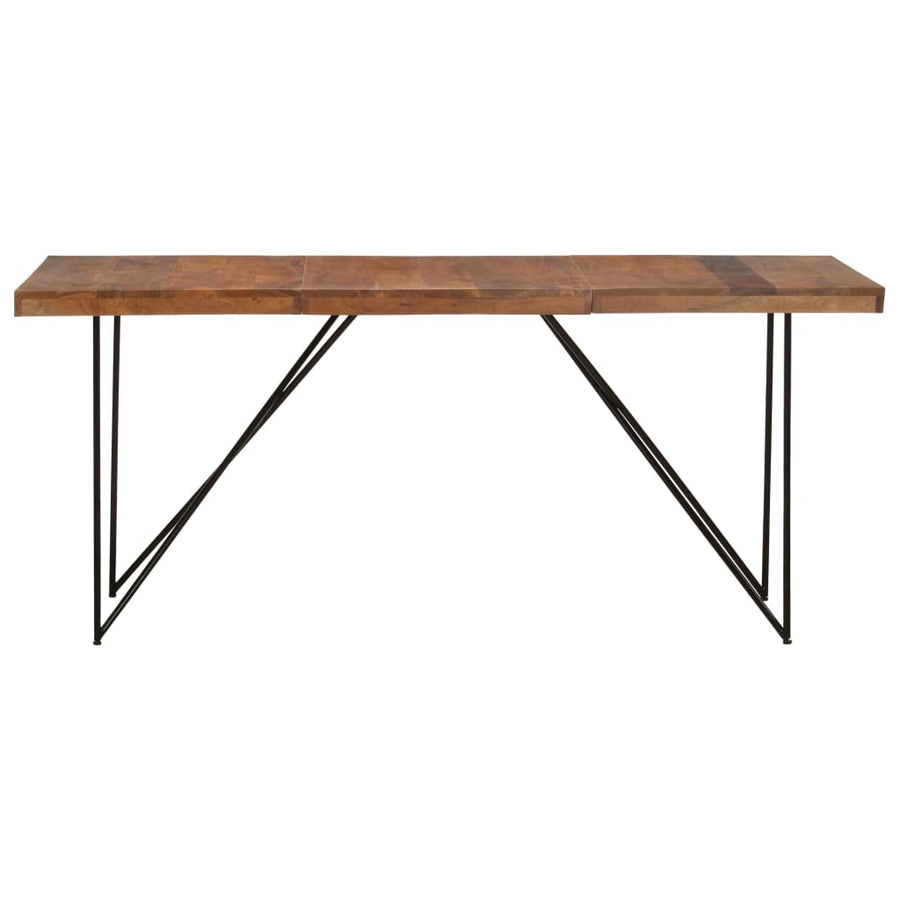 Eettafel 80X90X76 Cm Massief acaciahout