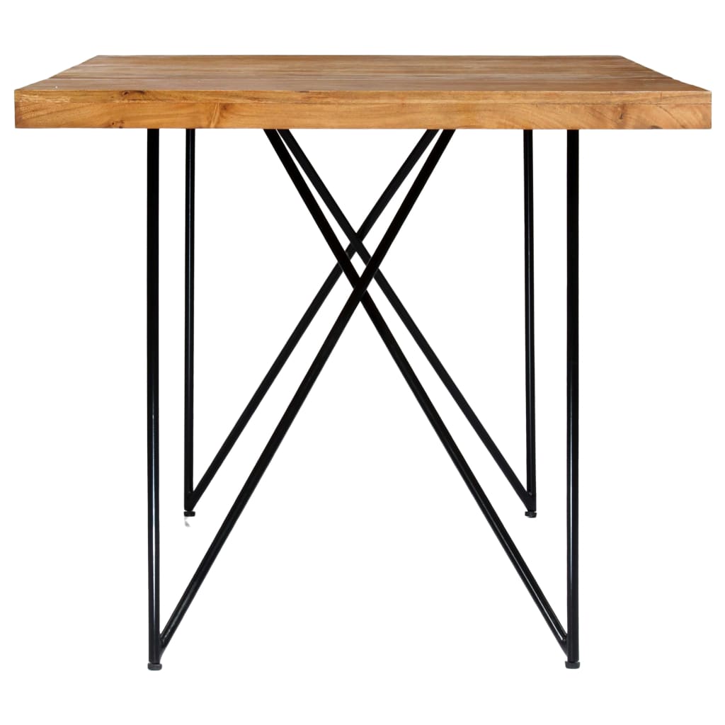 Eettafel 80X90X76 Cm Massief acaciahout