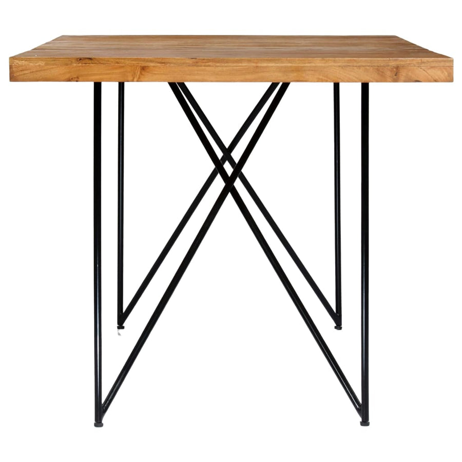 Eettafel 80X90X76 Cm Massief acaciahout