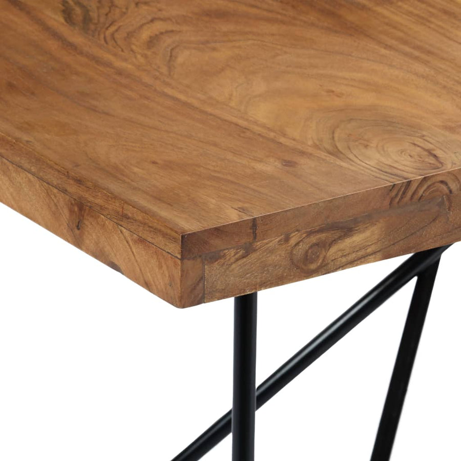 Eettafel 80X90X76 Cm Massief acaciahout