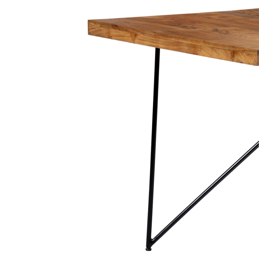 Eettafel 80X90X76 Cm Massief acaciahout