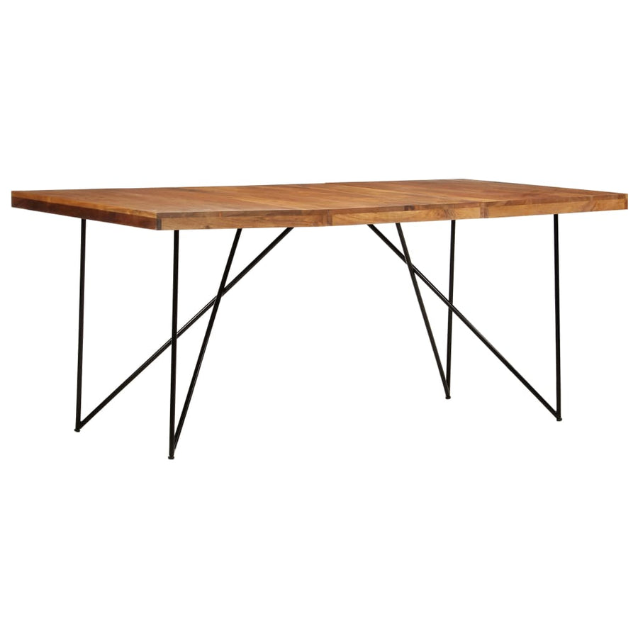 Eettafel 80X90X76 Cm Massief acaciahout
