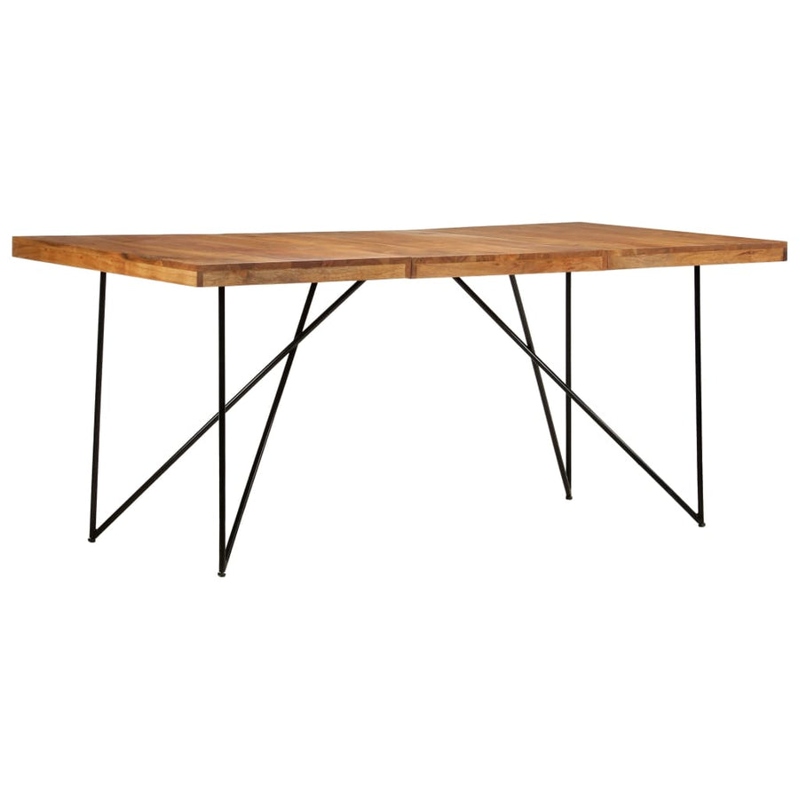 Eettafel 80X90X76 Cm Massief acaciahout