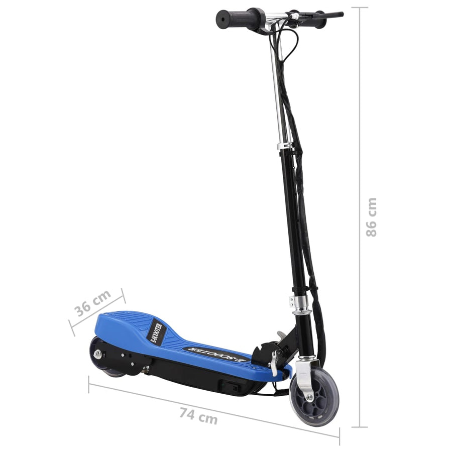 Step Elektrisch 20 W Blauw zonder zadel