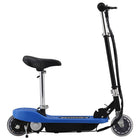 Electric scooter with seat 120 W blue