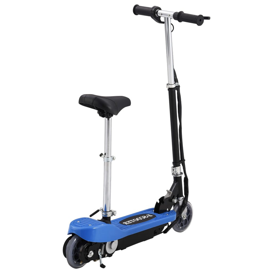 Step Elektrisch Met Zitje 20 W Blauw met zadel