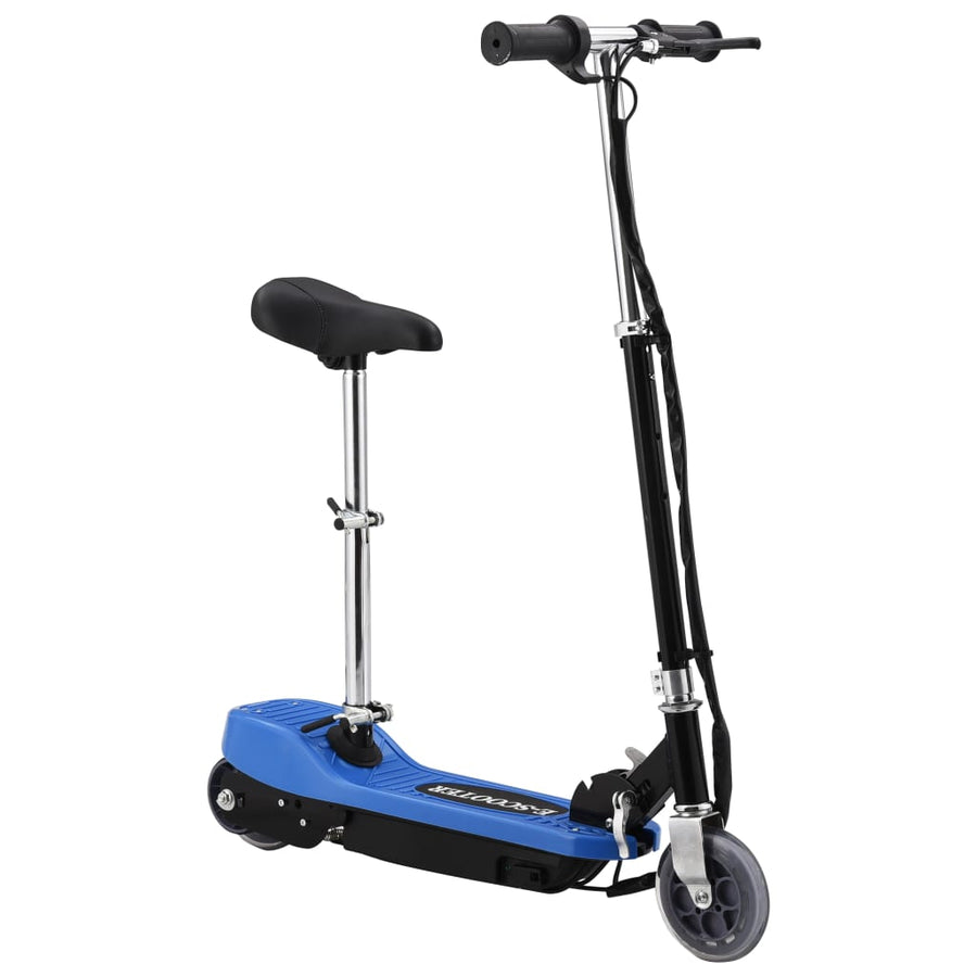 Step Elektrisch Met Zitje 20 W Blauw met zadel
