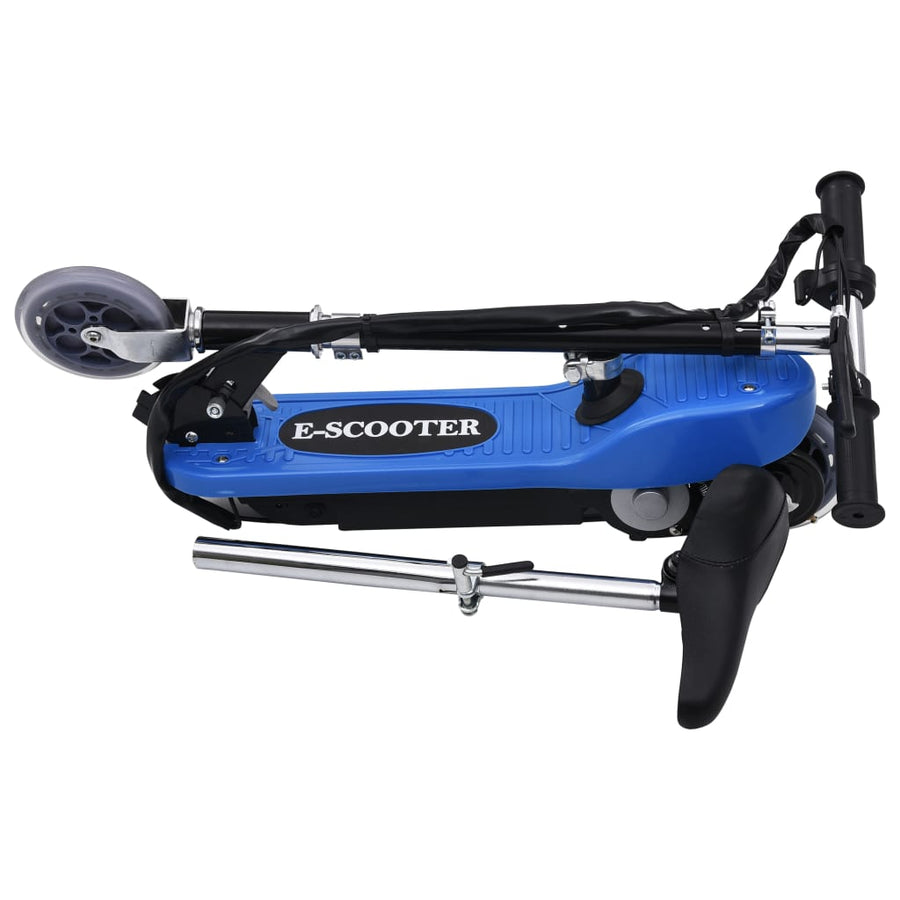 Step Elektrisch Met Zitje 20 W Blauw met zadel
