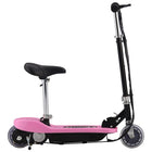 Elektrische step met zitje 120W roze