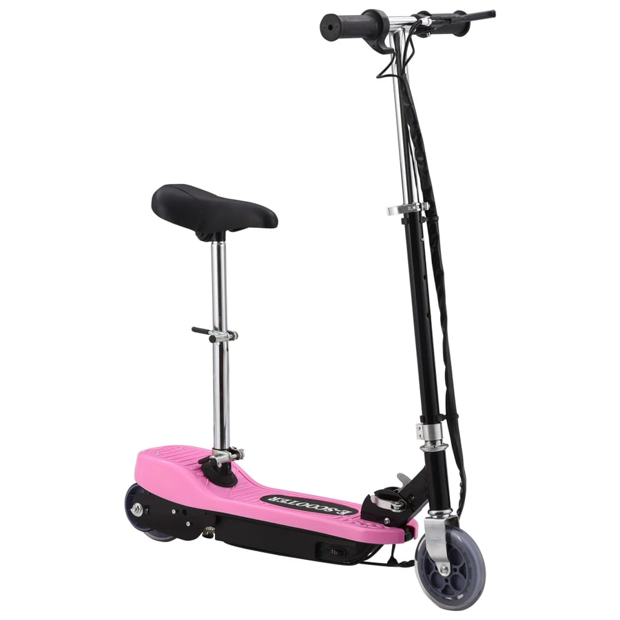 Step Elektrisch Met Zitje 20 W Roze met zadel