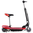 Children's scooter with seat and LED 120W red