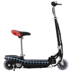 Children's scooter with seat and LED 120 W black