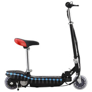 Kinderstep met zadel en LED 120W zwart