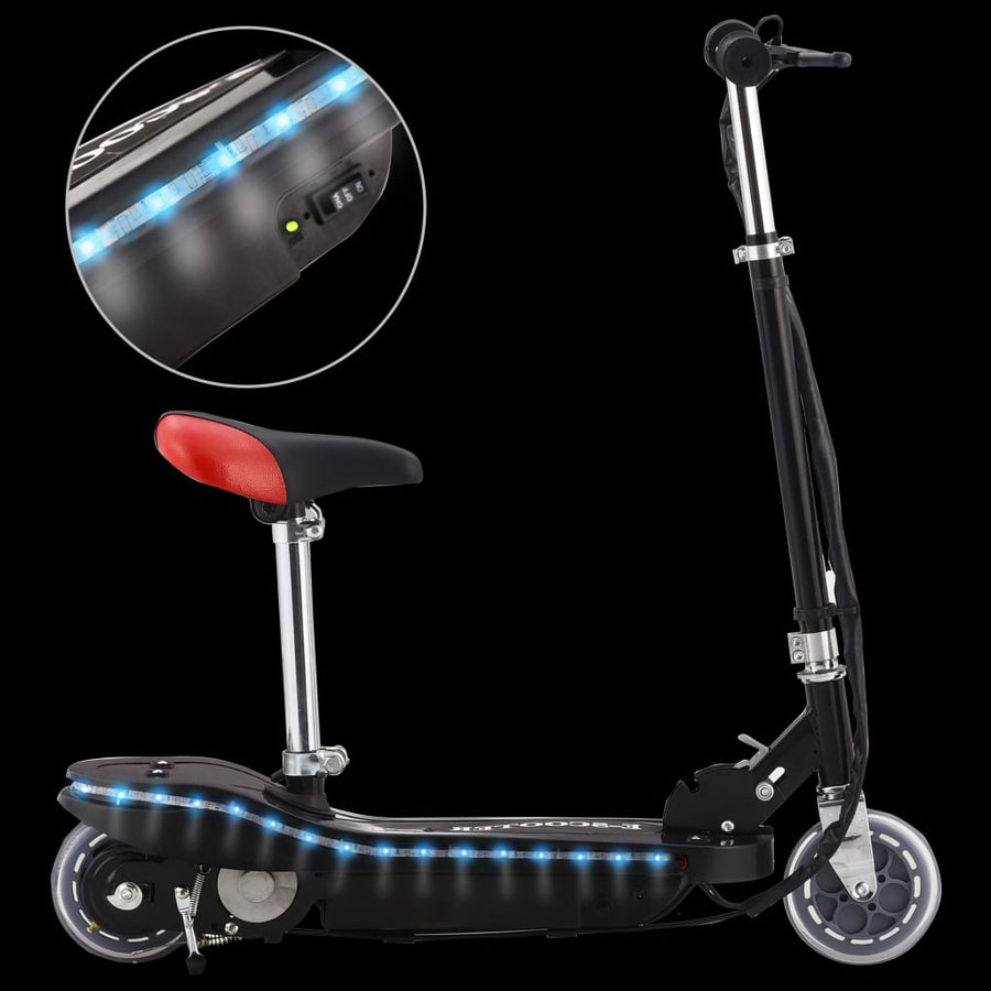 Step Elektrisch Met Zitje En Led 20 W Zwart met zadel