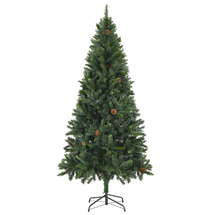 Kunstkerstboom Met Dennenappels 180 Cm Groen 180 x 104 cm