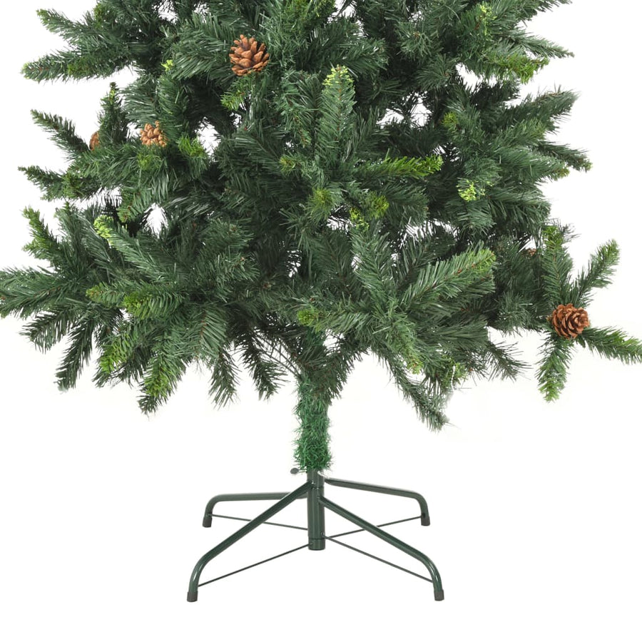 Kunstkerstboom Met Dennenappels 180 Cm Groen 180 x 104 cm