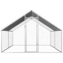 Kippenhok 2,75x4x1,92 m gegalvaniseerd staal 2.75 x 4 x 1.92 m