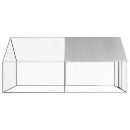 Kippenhok 2,75x4x1,92 m gegalvaniseerd staal 2.75 x 4 x 1.92 m